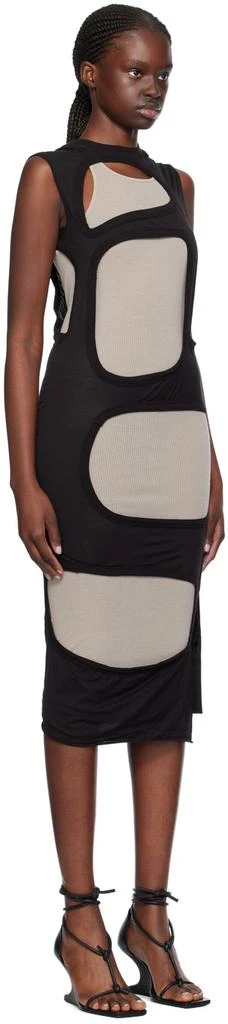 Rick Owens Black Membrane II Midi Dress 2