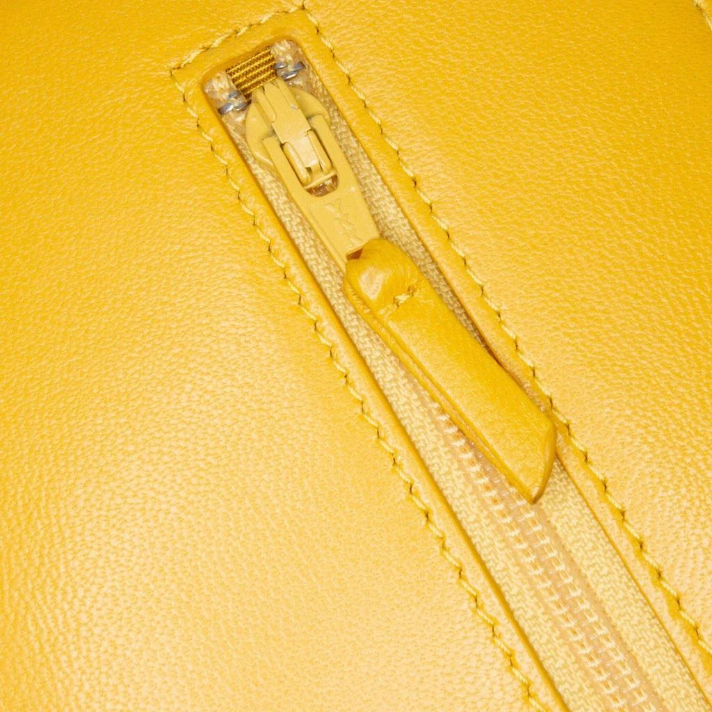 Chanel Chanel Yellow CC Quilted Lambskin Wallet On Chain 9