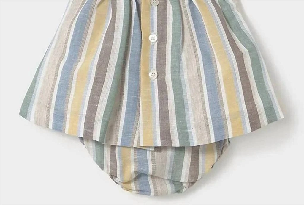 Mayoral Mayoral - Coastal Breeze Striped Dress Set 2