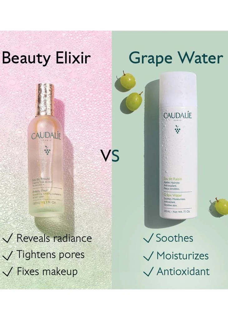 Caudalie Beauty Elixir Prep, Set, Glow Face Mist 100ml 6