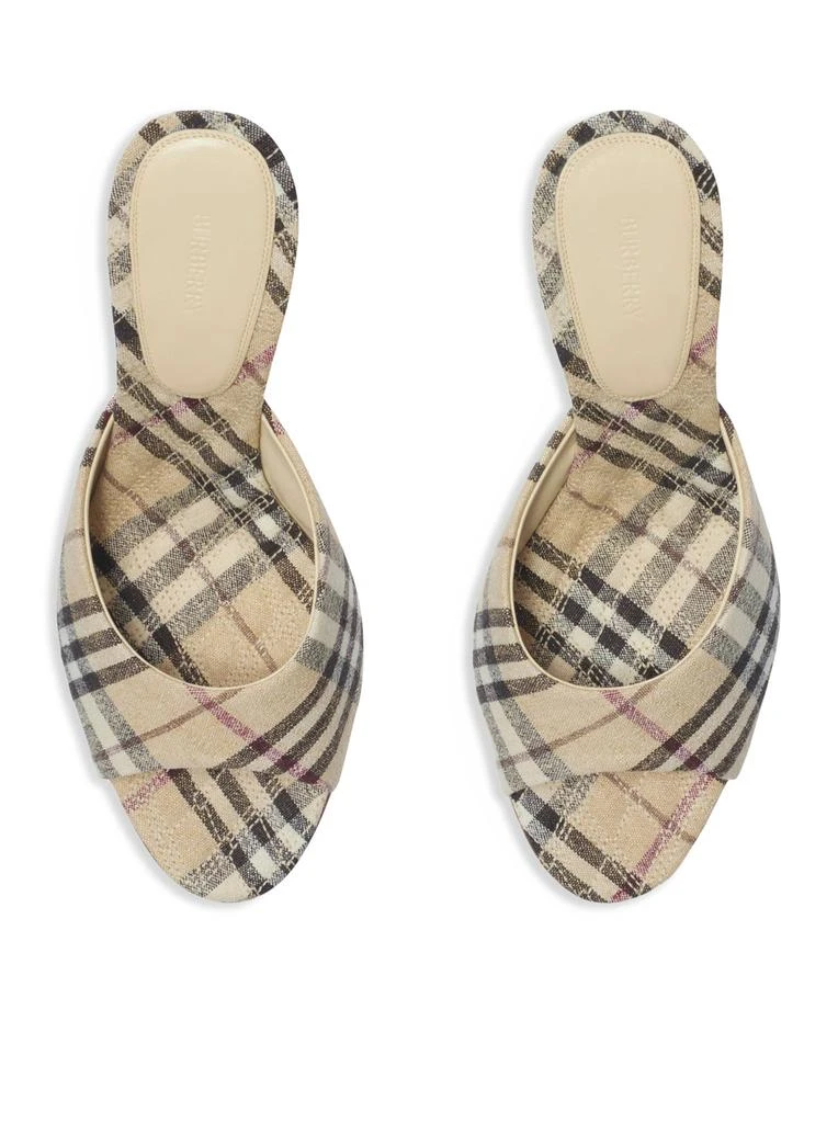 Burberry BURBERRY CHECK PRINT MULE 5