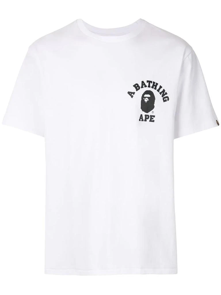 A BATHING APE® Space Camo College printed T-shirt - men 1