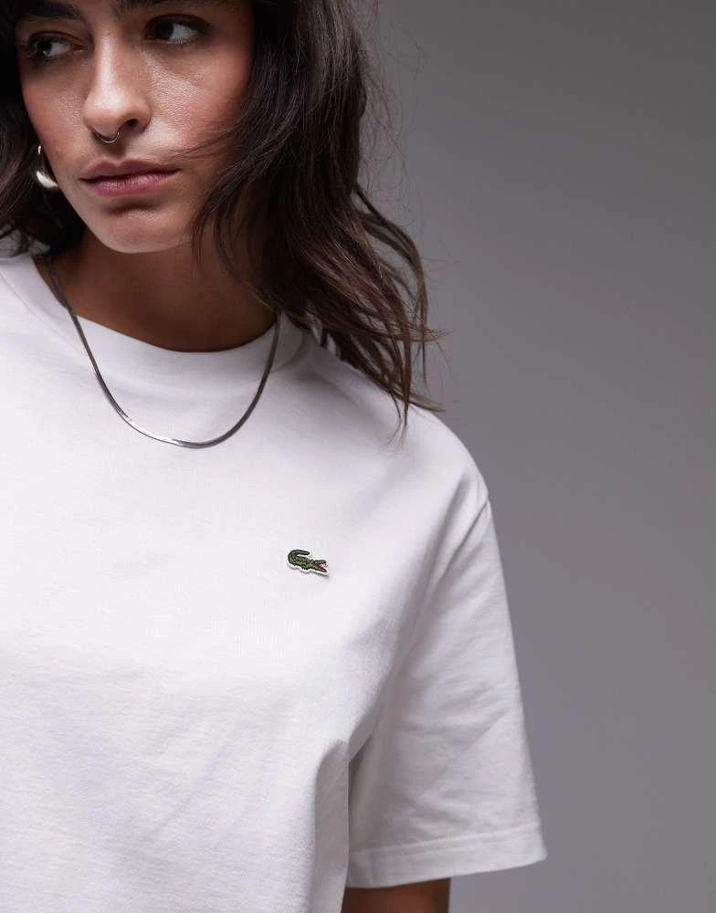 Lacoste Lacoste t-shirt in white 4
