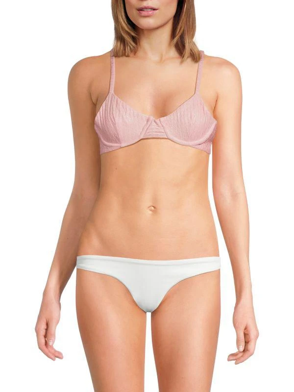 Peixoto Bailey Textured Bikini Top 1