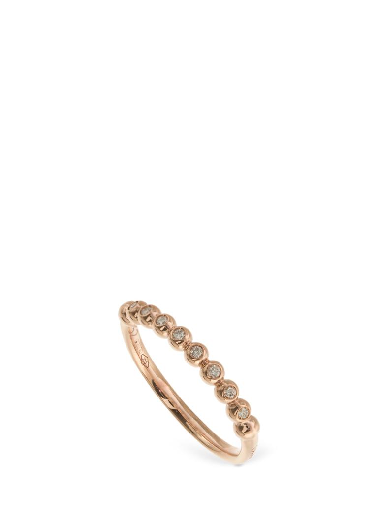 Dodo Bollicine 9kt Gold Ring W/diamonds