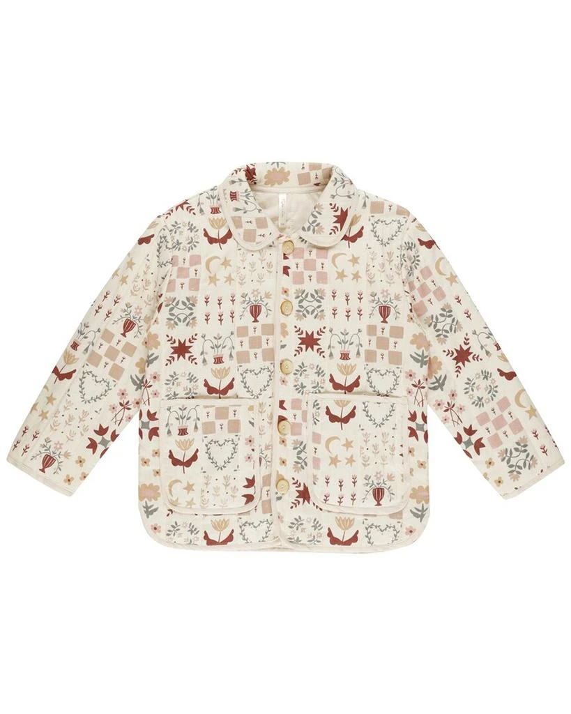 Rylee + Cru Collective Clara Linen-Blend Coat