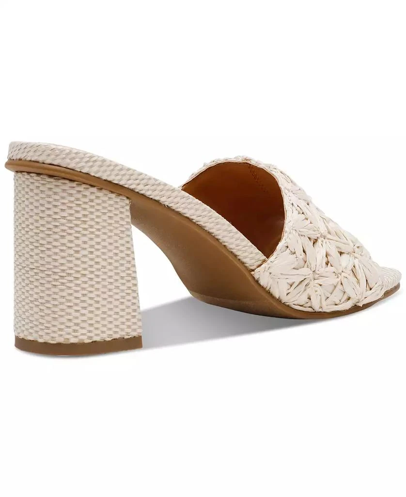 DV Dolce Vita Women's Honey Raffia Block-Heel Dress Sandals 6