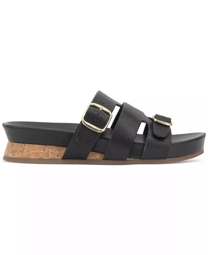 Vince Camuto Freoda Double Buckle Platform Slide Sandals 2