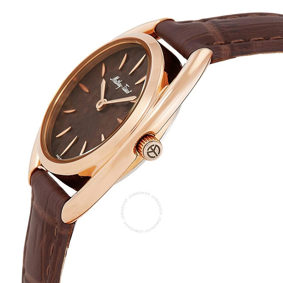 Mathey-Tissot Saphira Quartz Brown Dial Ladies Watch D933PLM 2