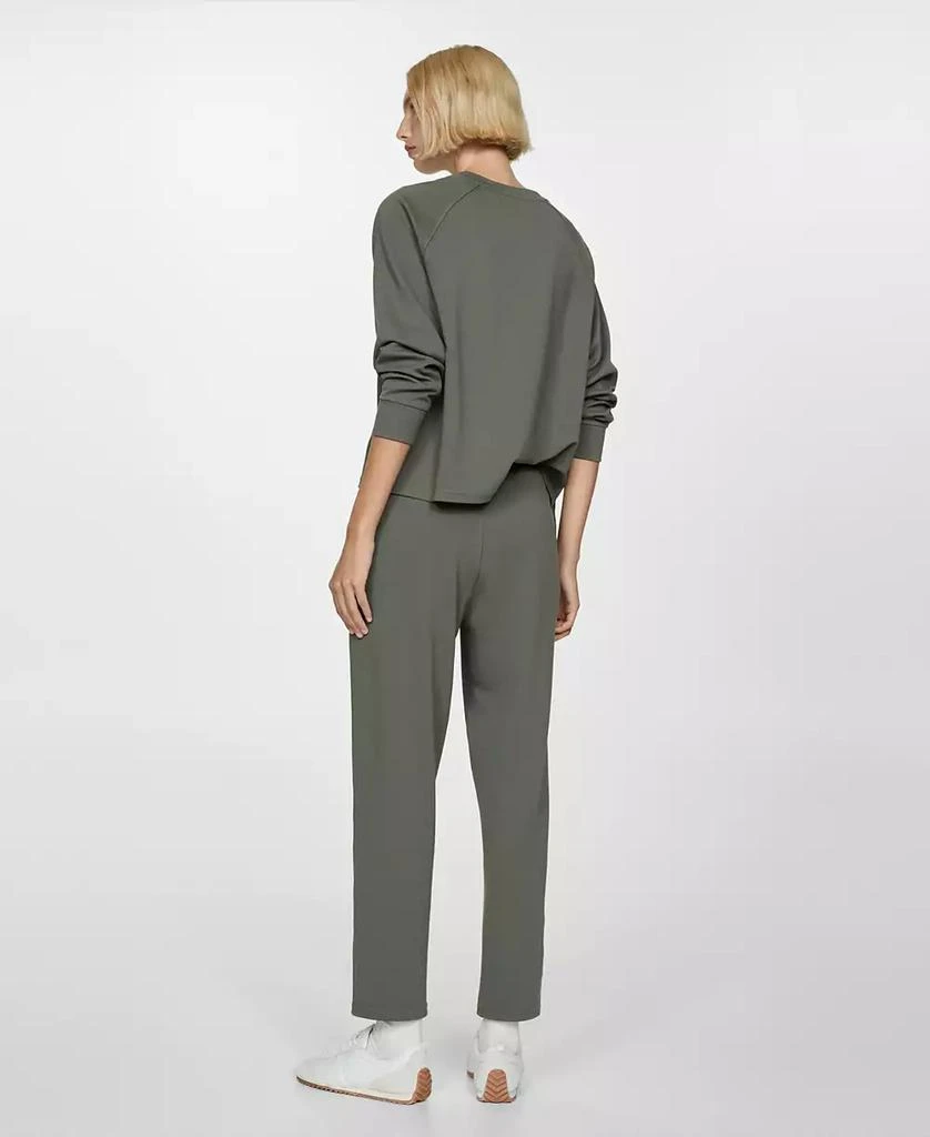 Mango Women's Seam Detail Jogger Pants 6