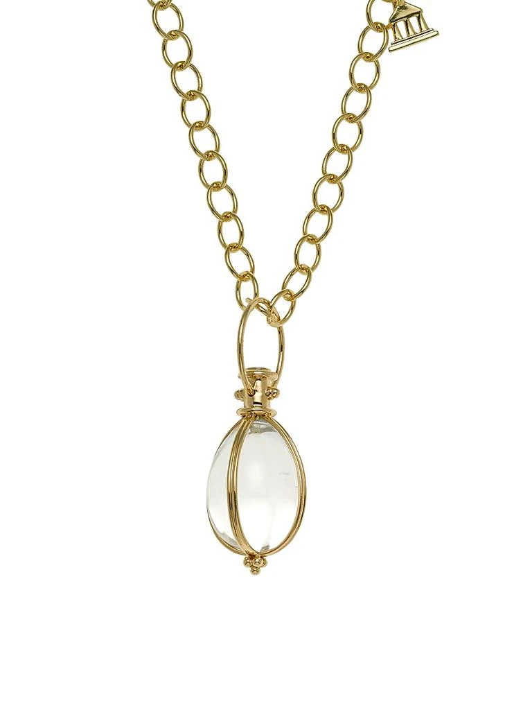 Temple St. Clair Florence86 Rock Crystal 
18K Yellow Gold Amulet 2