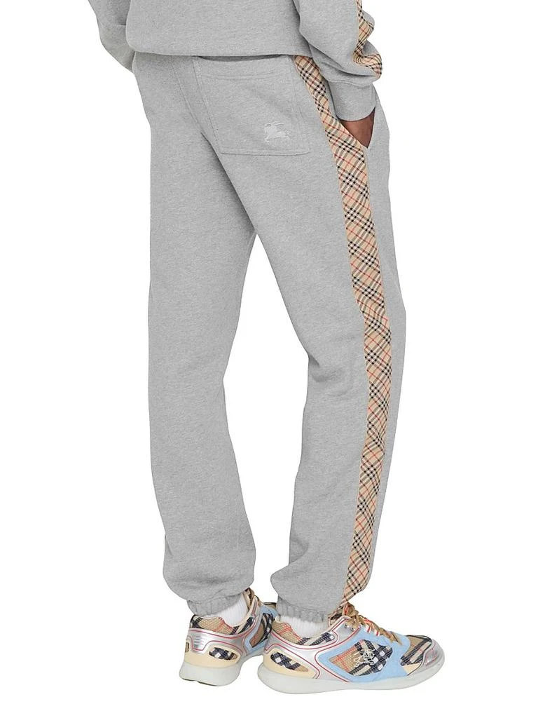 Burberry Sid Check Cotton Sweatpants 4