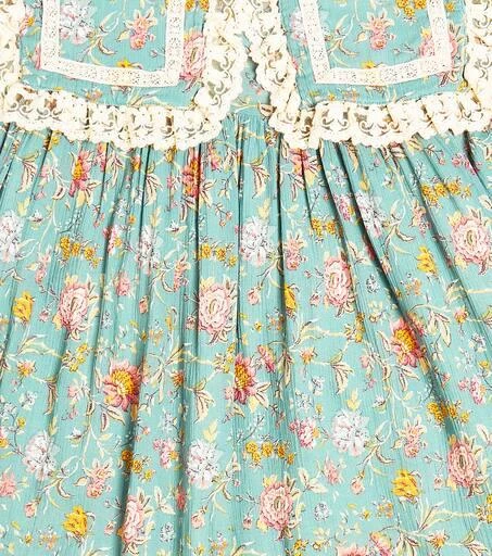 Louise Misha Arinola lace-trimmed floral cotton dress 3