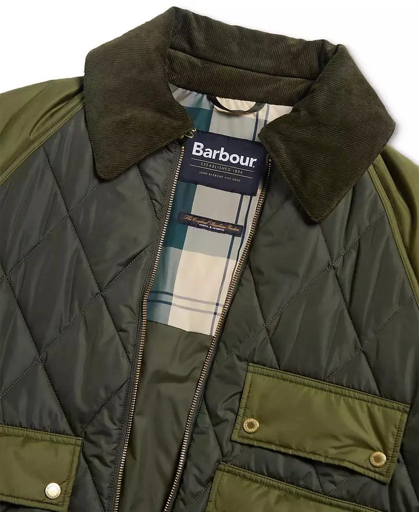 Barbour Women's Milby Quilted Corduroy-Collar Jacket 7