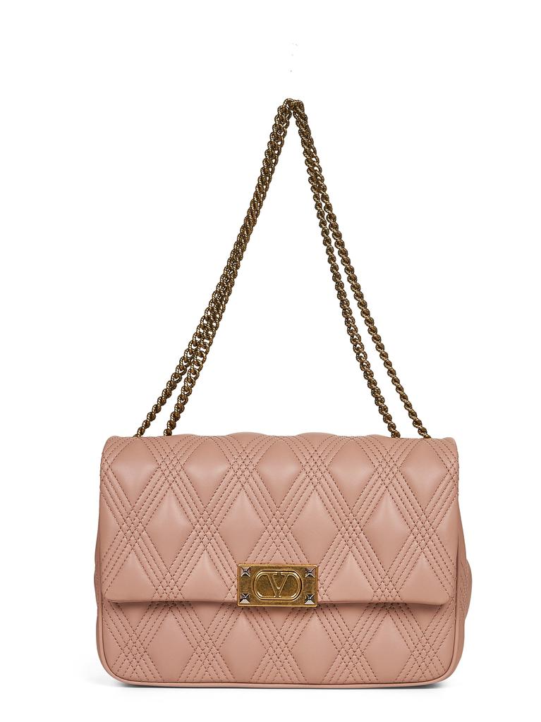 Valentino VALENTINO GARAVANI | Pink Large Quiltie 67 shoulder bag | Women | PZ