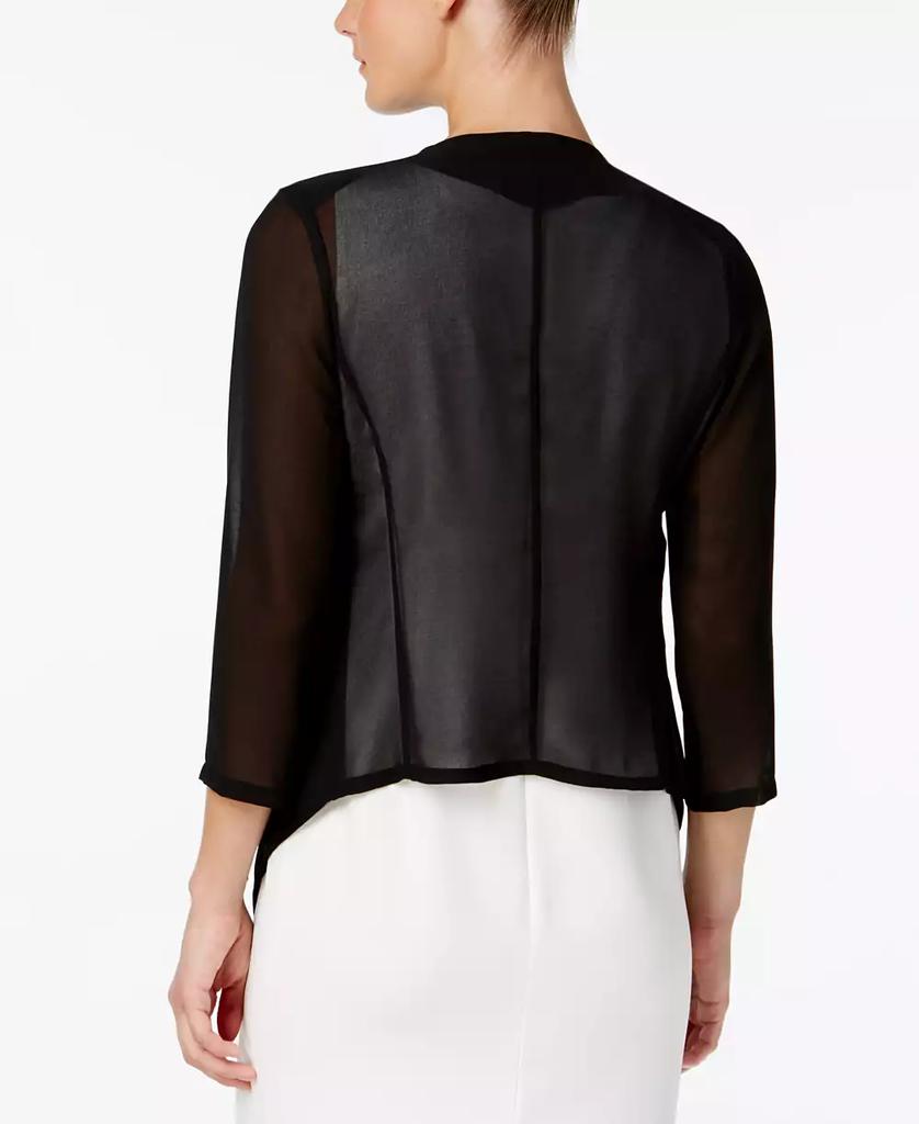 Calvin Klein Lightweight Illusion Sleeve Draped Cardigan