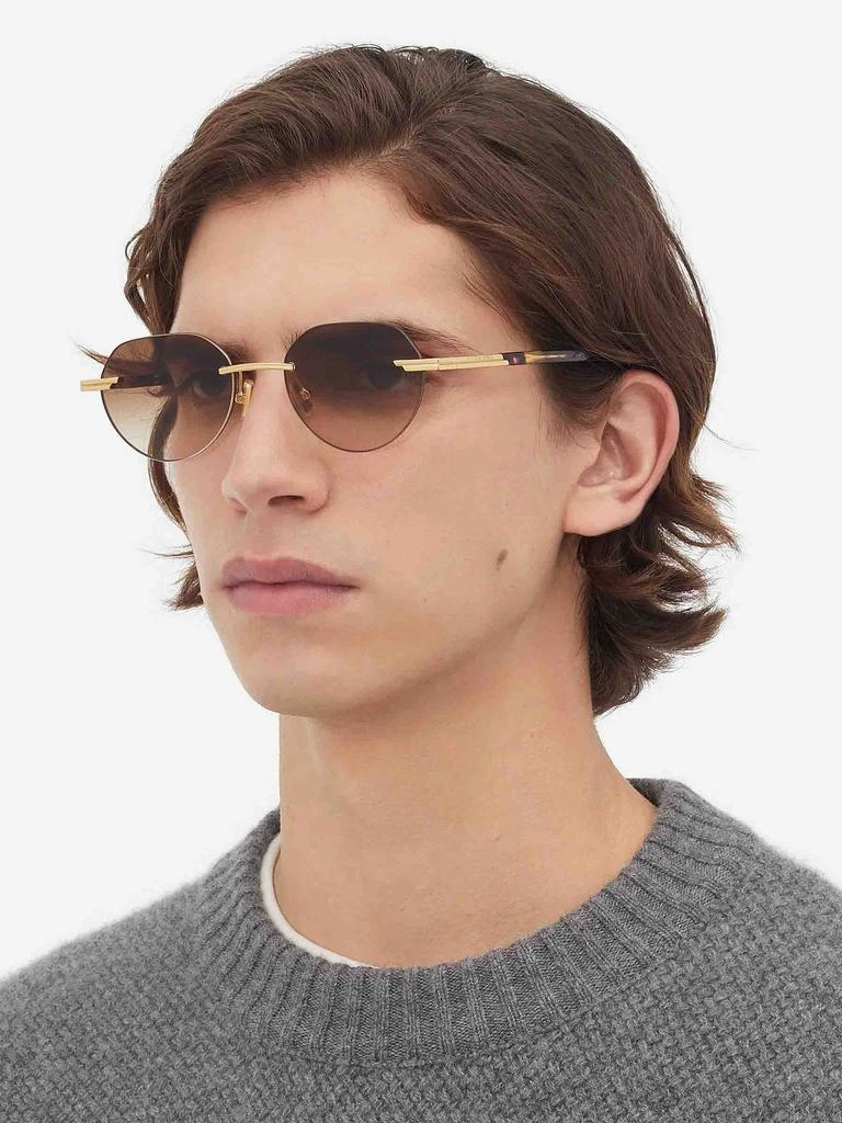 Bottega Veneta Bottega Veneta Glaze Round Sunglasses 2