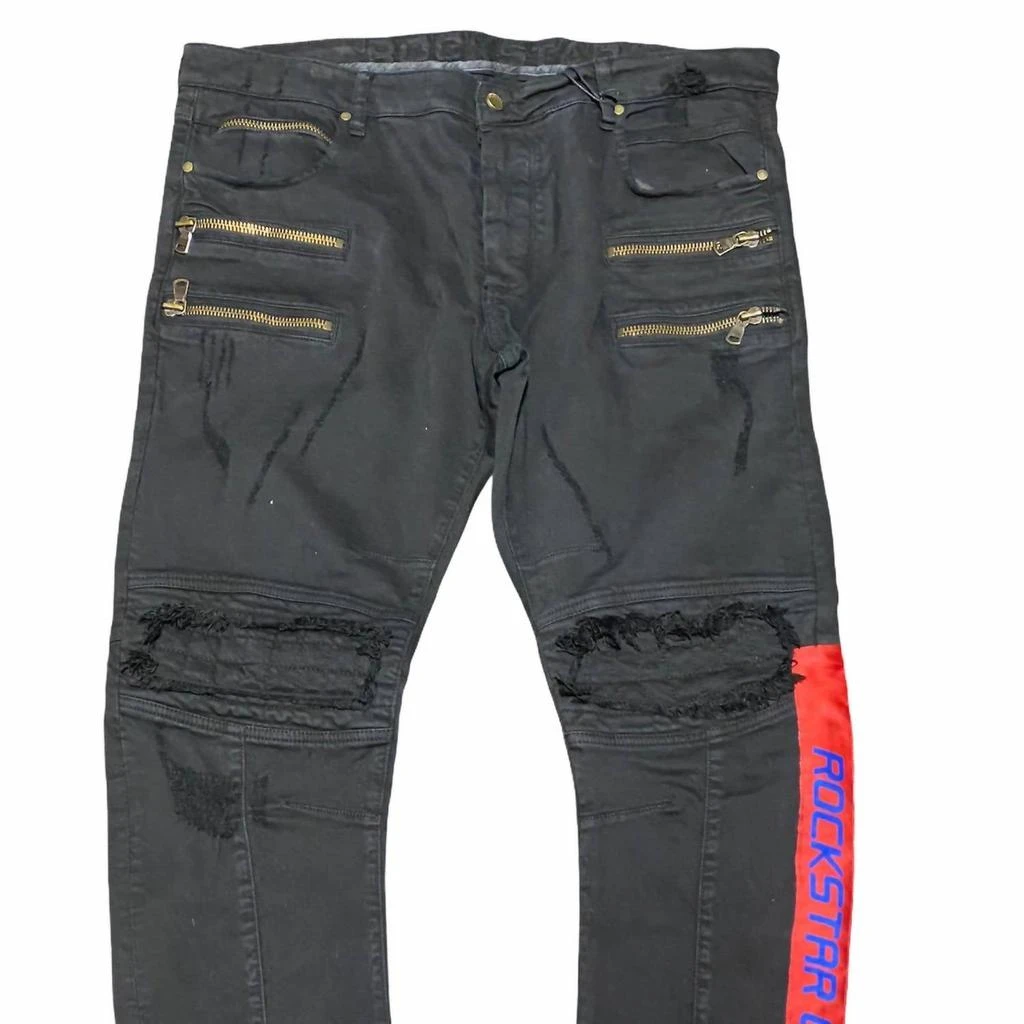 ROCKSTAR ORIGINAL Men's Yatchy Denim Jeans In Black 2