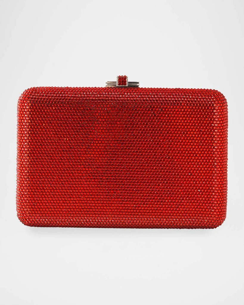 Judith Leiber Slim Slide Crystal Evening Clutch Bag 1