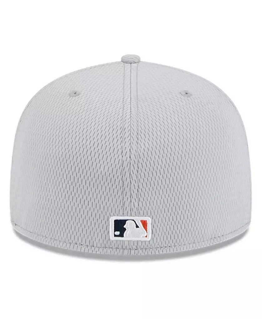 New Era Men's Gray Houston Astros 2025 MLB Clubhouse 59FIFTY Fitted Hat 5