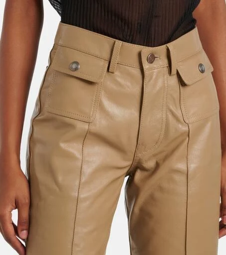 Tom Ford Leather straight pants 4