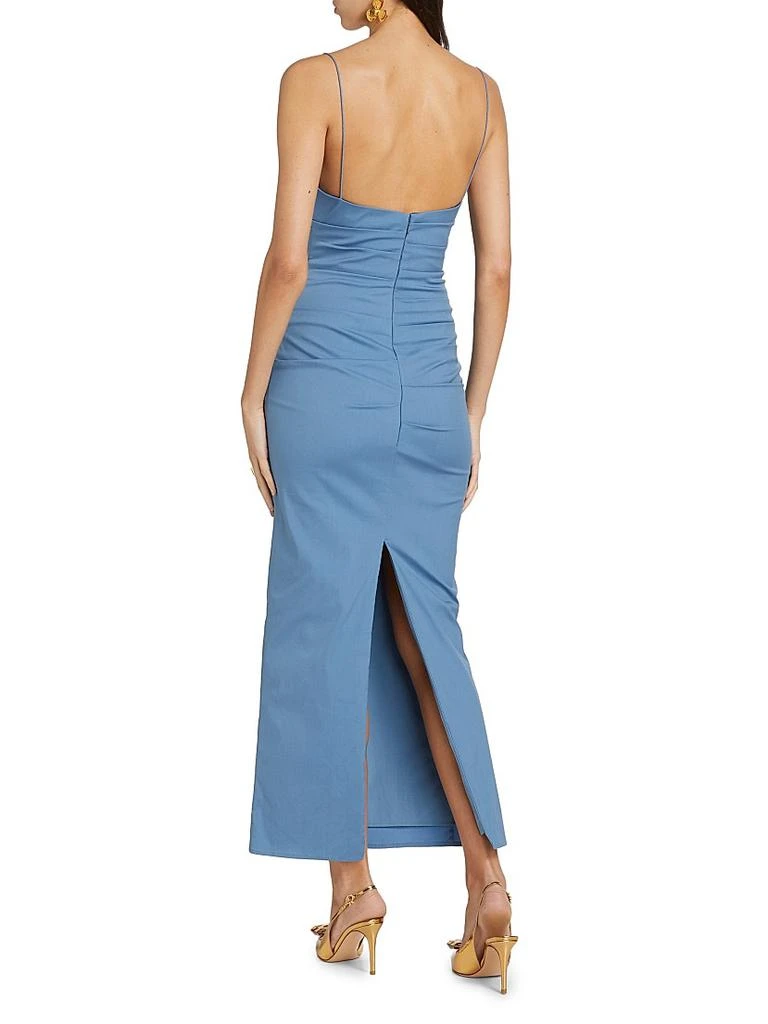 Jones Cotton-Blend Gathered Maxi Dress  On Sale Now with Up to 63% Off |  Discover Exclusive Deals & Savings at BeyondStyle  Authentic SIR.  women's|squareneck|dresses|Women's|women's  apparel|sleeveless|floor-length|solid|contemporary|sheath with ...
