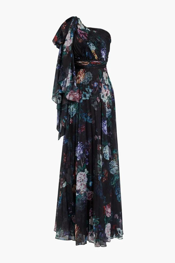 Shop One-shoulder pleated floral-print chiffon gown on Sale at BeyondStyle   Get Lowest price in three month One-shoulder pleated floral-print chiffon  gown with Limited-Time Flash Deals, Exclusive Discounts, and Special  Offers. Enjoy