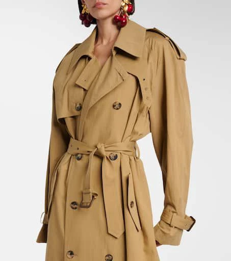 Yves Saint Laurent Cotton and silk trench coat 4