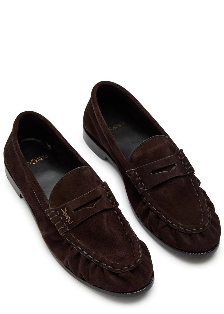 Yves Saint Laurent Le Loafer 15 suede loafers 3