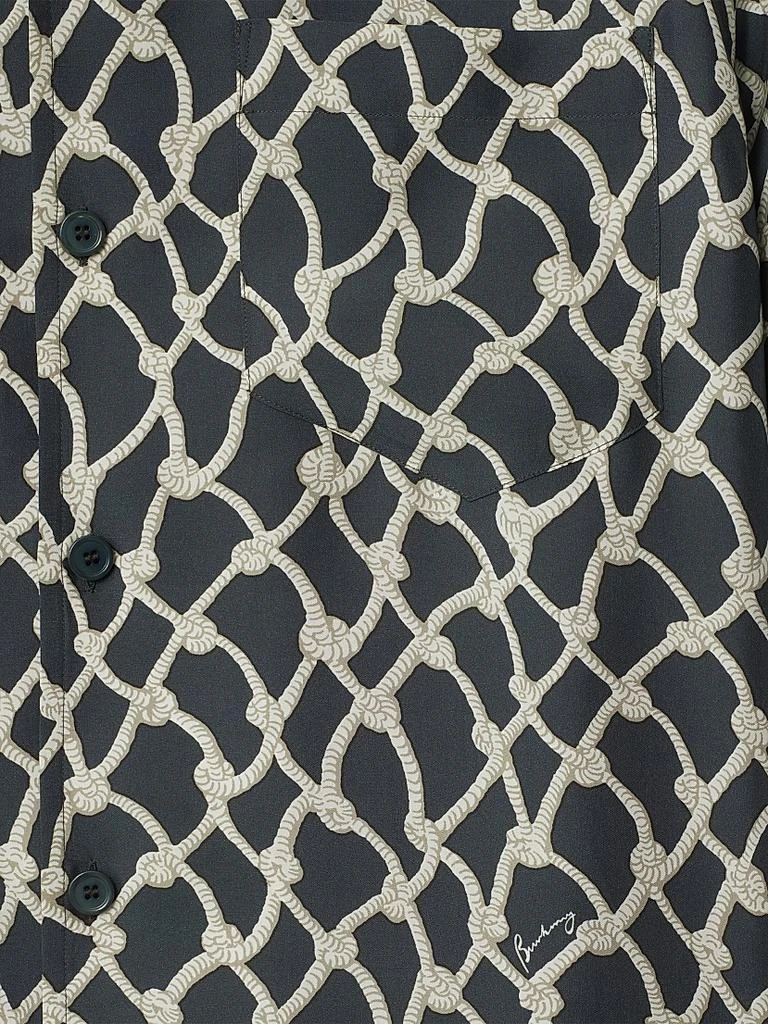 Burberry Knot Printed Silk Camp Shirt 6