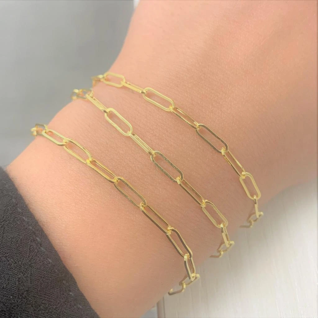 Sabrina Designs 14k Gold Paperclip Link Bracelet 3