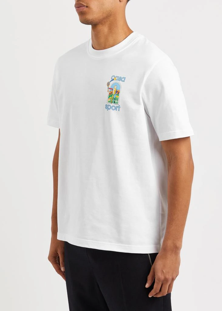 Casablanca Casa Sport printed cotton T-shirt 2
