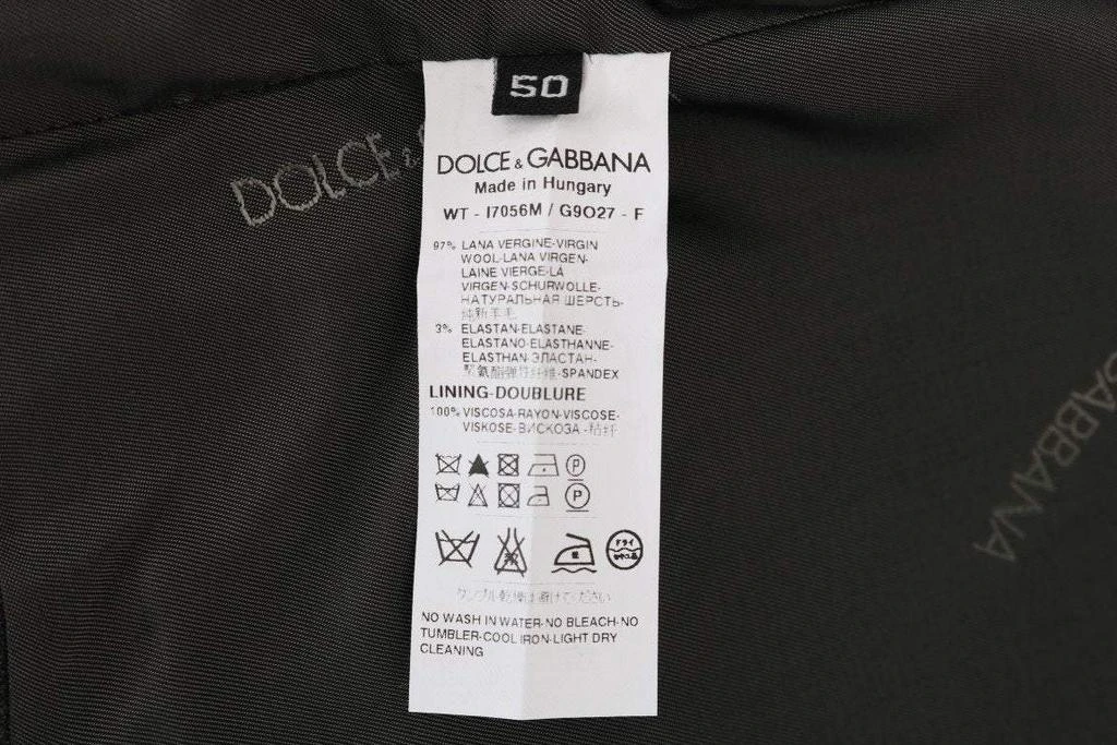 Dolce & Gabbana Dolce & Gabbana  Gray STAFF Wool Stretch Vest 7