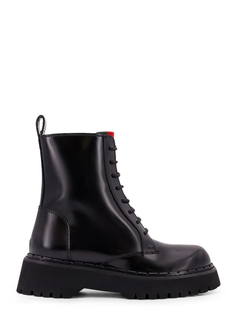 Gucci Black Leather Ankle Boots 1