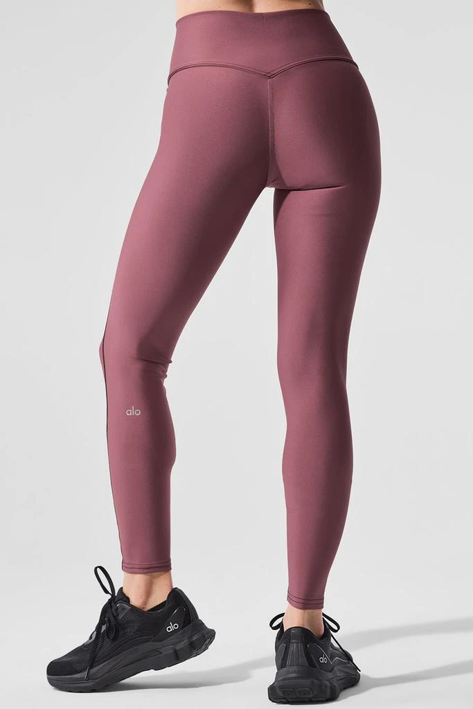 Alo Airlift High-Waist Redefine Legging - Burgundy Truffle/Black 5
