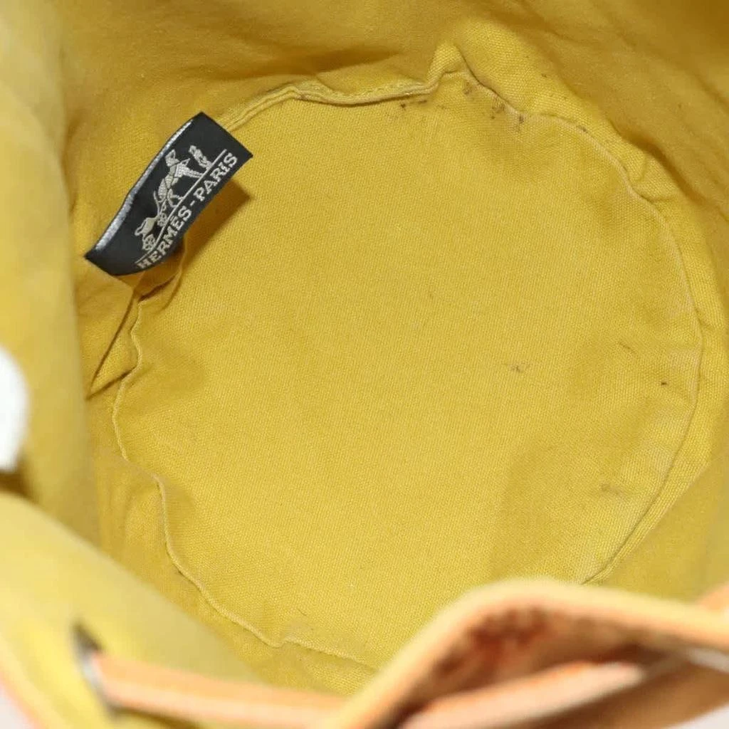 Hermes Polochon Mimile Drawstring Backpal Canvas Canvas Backpack Bag (Pre-Owned) 5