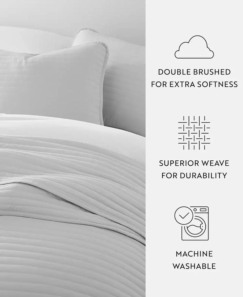 IENJOY HOME Stripe Stitch 2-Pc. Quilt Set 4