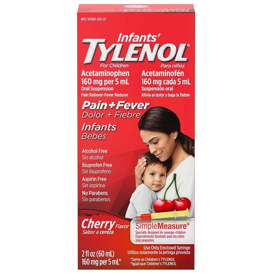 Infants
 TYLENOL Acetaminophen Liquid Medicine Cherry