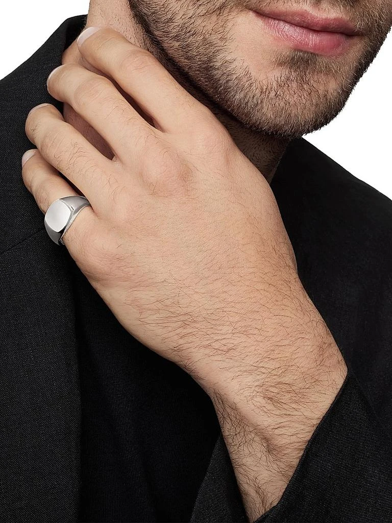 David Yurman Streamline Pinky Ring in Sterling Silver, 13MM 7