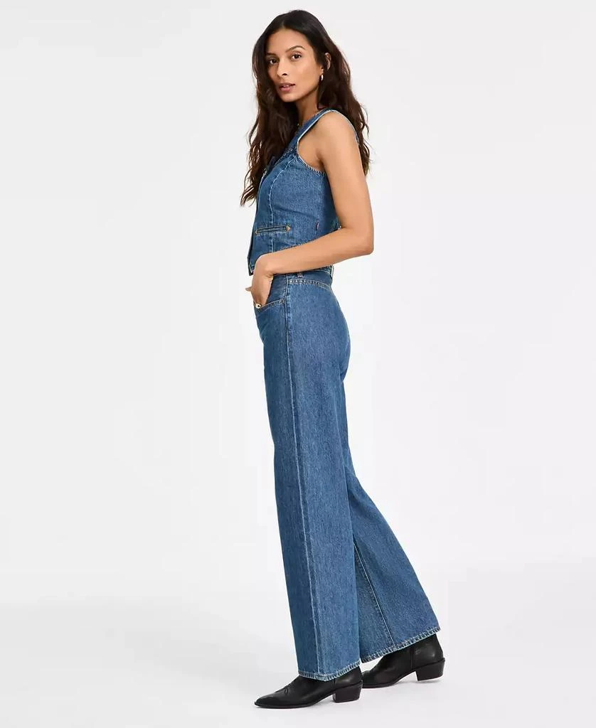 Levi's Premium Women's Ribcage Wide-Leg Braided Cotton Jeans 2