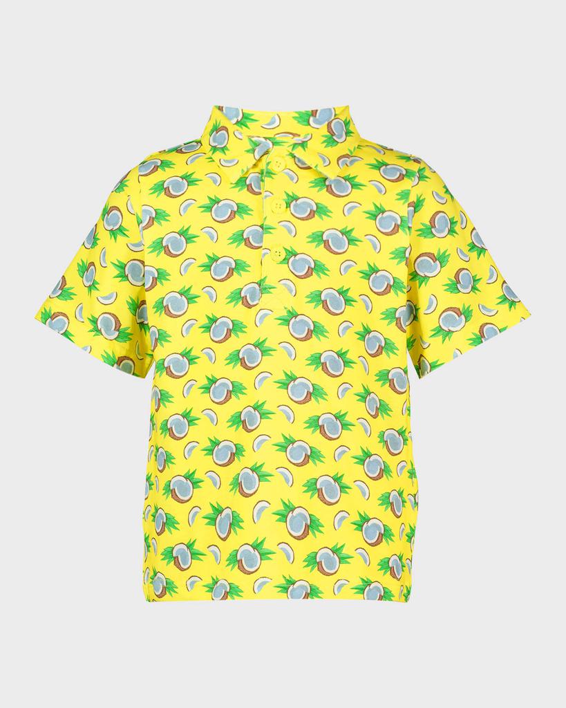 Rachel Riley Boy's Coconut Polo Shirt, Size 2-10