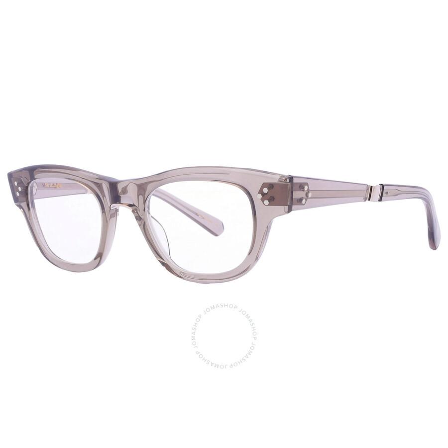 Mr. Leight WAIMEA C Demo Oval Unisex Eyeglasses ML1007 GRYCRY-12KGG 46