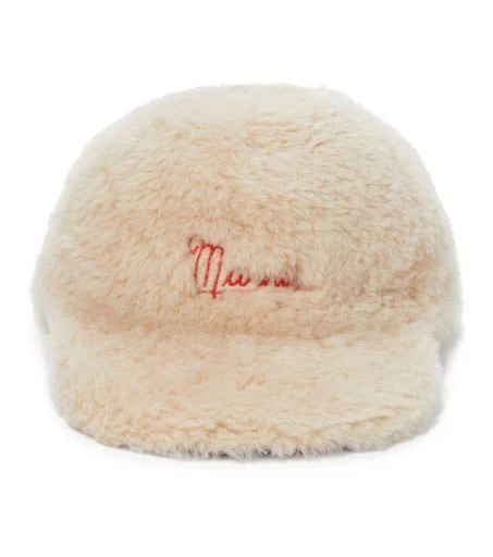 Marni Shearling baseball cap 1