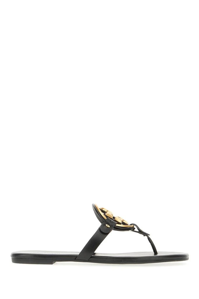 Tory Burch Black Leather Miller Sandals 1