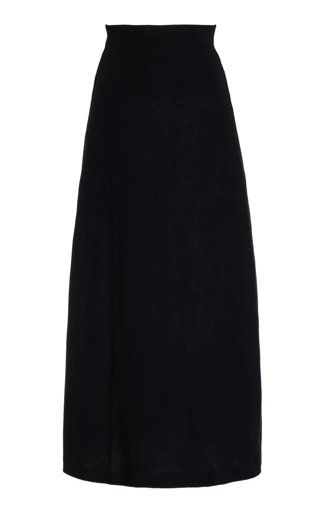 Leset Leset - Lauren High-Rise Maxi Skirt - Black - L - Moda Operandi 1