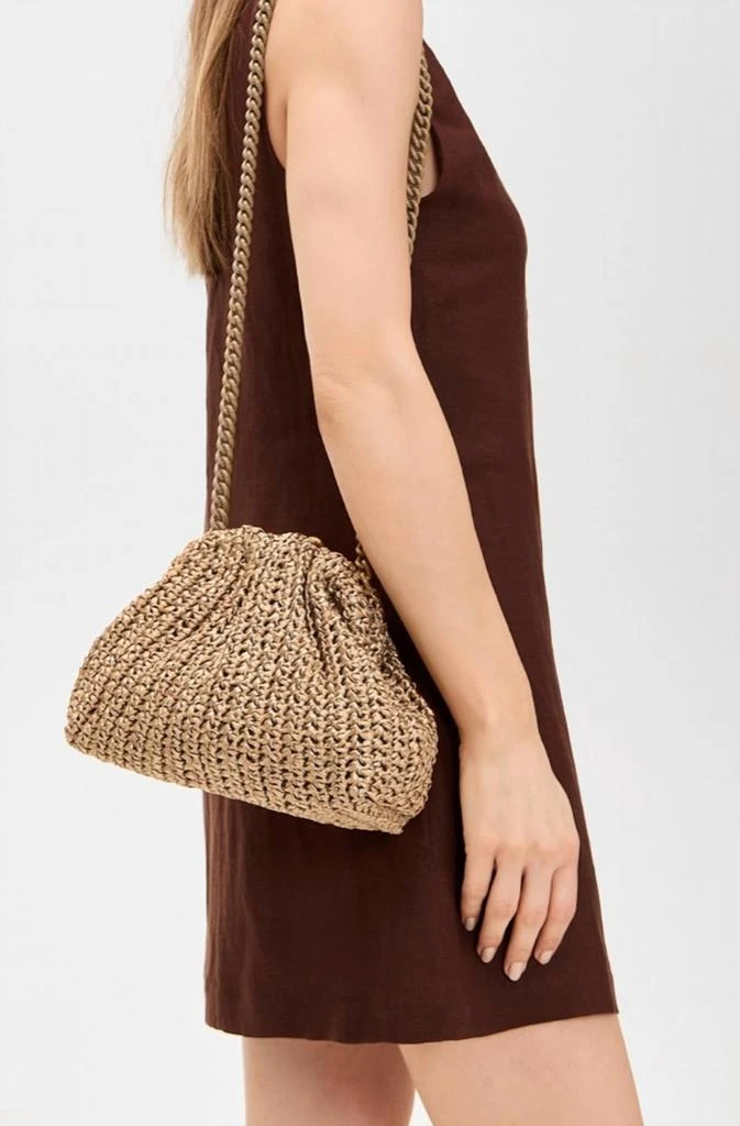 Maria La Rosa Maria La Rosa - Women
s Mini Game Crochet Solid Clutch Bag 3