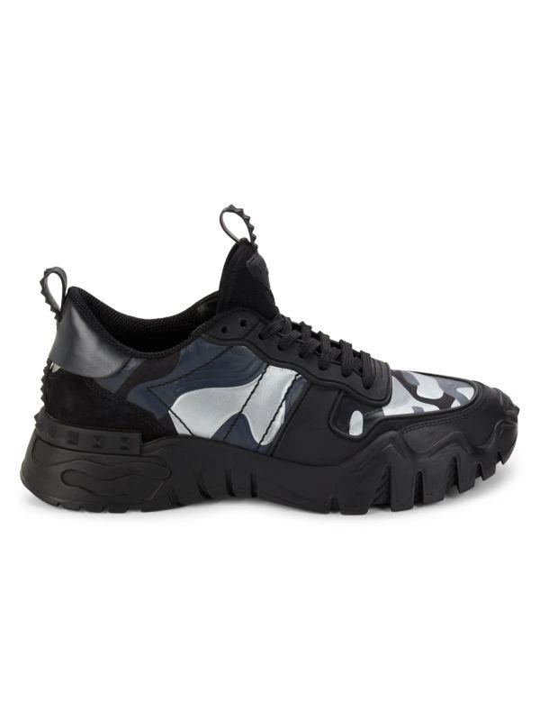 Valentino Camouflage Rockstud Sneakers 1
