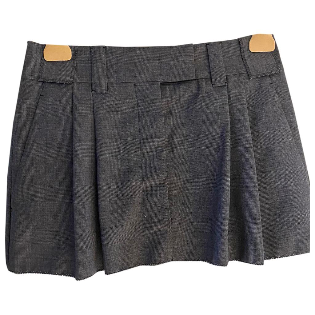 Miu Miu Miu Miu Linen mini skirt - Dresses & Skirts