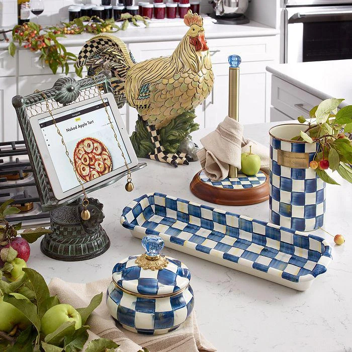 MacKenzie-Childs Royal Check Paper Towel Holder 3
