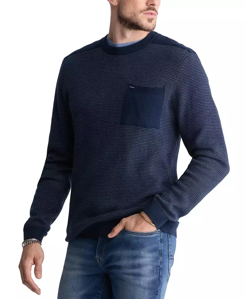 BUFFALO David Bitton Men's William Knit Pullover Crewneck Sweater 3